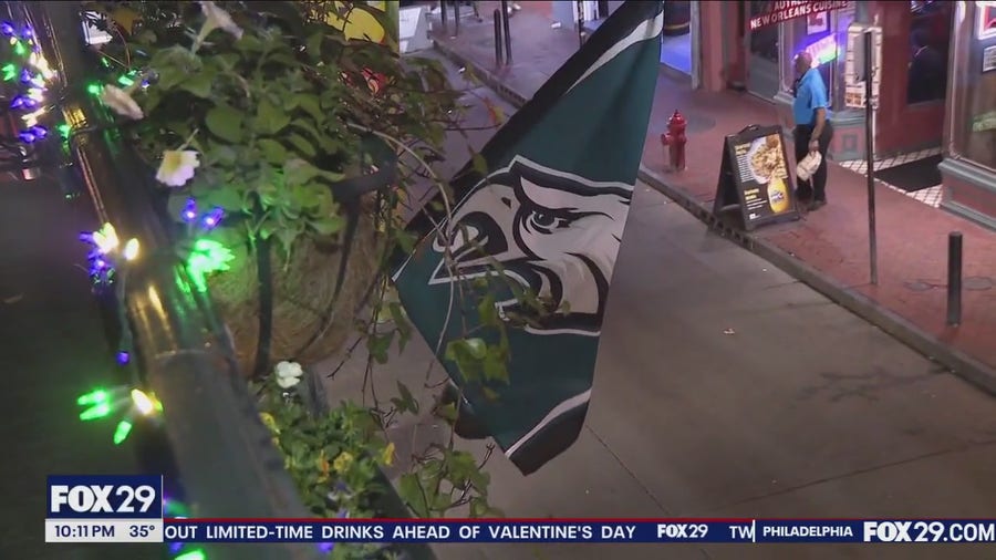 Eagles fans living in New Orleans welcome Birds fans from everywhere