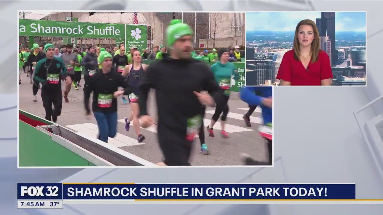 Thousands Compete in 45th Bank of America Shamrock Shuffle in Chicago