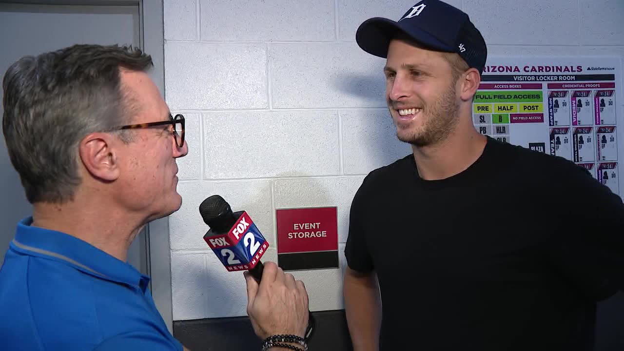 Jared Goff discusses Lions win over Cardinals