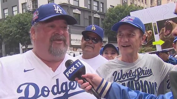 Excitement grows along World Series parade route