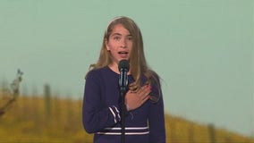 2024 DNC: Oakland 6th grader leads Pledge of Allegiance