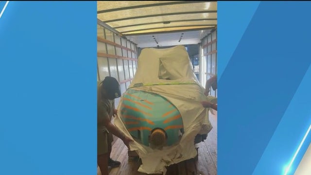 Piece of iconic Six Flags' Kingda Ka roller coaster finds new home