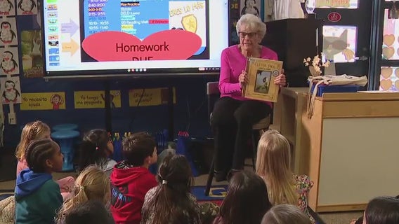 Kids say 88-year-old East Bay reading rock star has super powers
