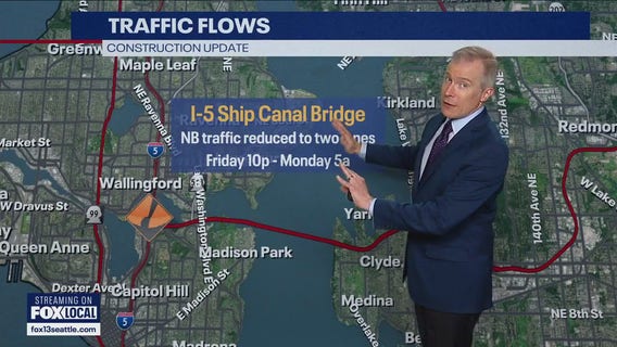 Seattle weekend traffic closures to avoid