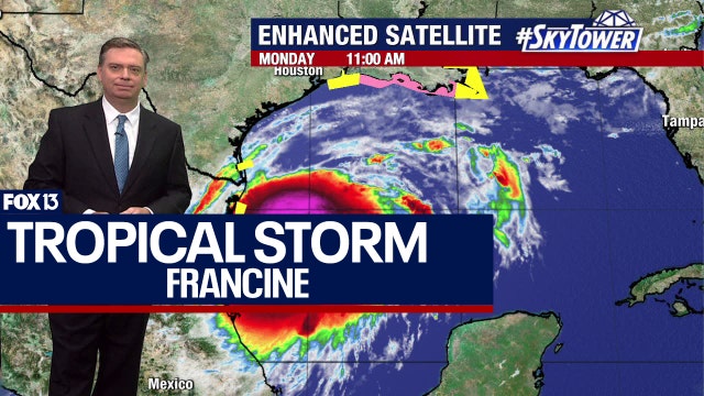 Tropical Storm Francine forms in Gulf of Mexico, forecast to strengthen into hurricane: NHC