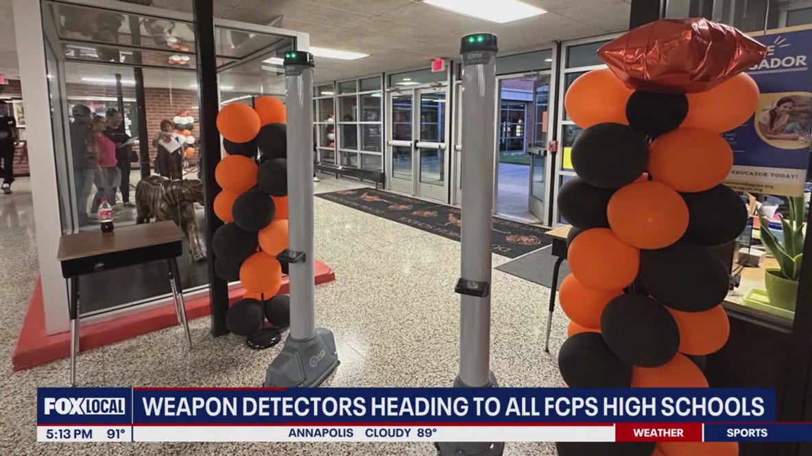 Weapons detectors installation in all high schools across Fairfax County