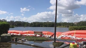 Tiger Dam flood barrier in Apopka failing