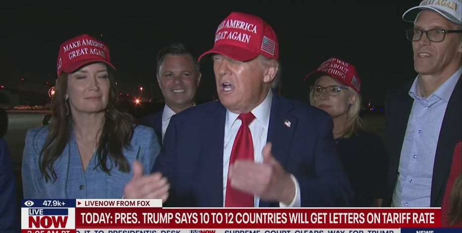 Tariff latest: Trump signs order delaying deadline to Aug. 1