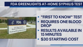 FDA greenlights at-home syphilis tests