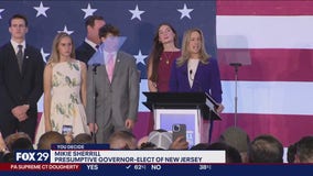 Mikie Sherrill's watch party: Presumptive governor-elect of New Jersey