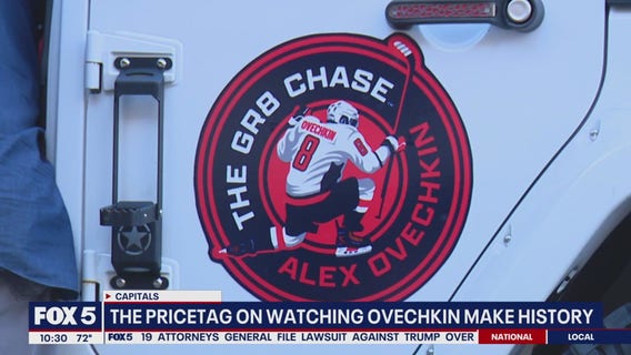 Caps ticket prices increase as Ovechkin nears NHL scoring record