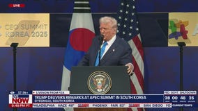 Trump gives remarks at APEC summit in South Korea