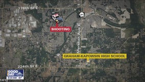 High school student shot in Graham