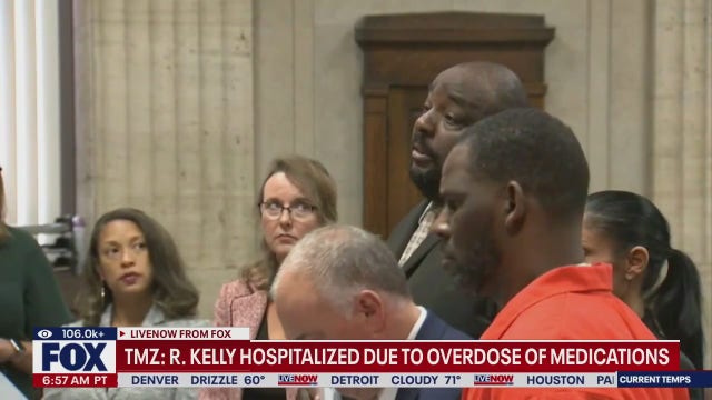 R. Kelly hospitalized after near-fatal overdose in prison, attorney claims it was plot to kill him