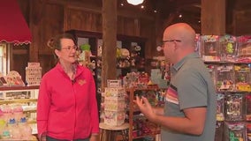 Inside the Smiley Barn in Delafield