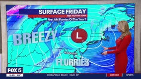 Winter storm expected to bring flurries to DC area Friday