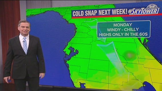 Tampa Weather | Cold front arrives next week
