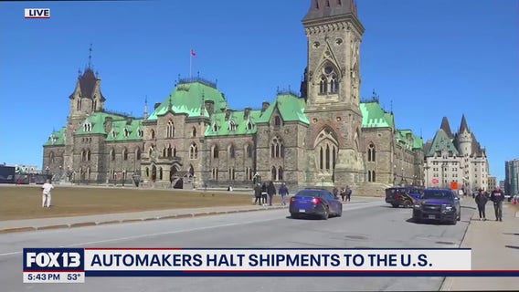 Automakers halt shipments to US