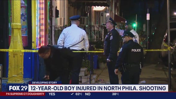 12-year-old boy injured in North Philly shooting