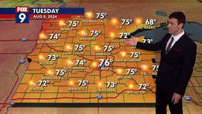 MN weather: Sunny, comfortable day on Tuesday