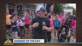 Moment of the Day: Richard runs the Donut Run