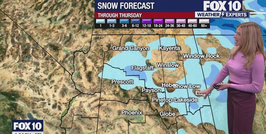 Arizona weather forecast: Scattered showers continue on Wednesday in Phoenix