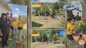 Twilight Wish makes 70-year-old grandmother's wish come true by cleaning up her backyard