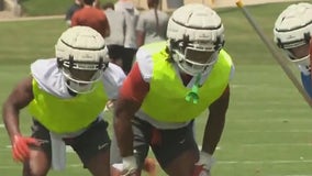 Texas football preseason camp continues