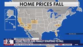 Home prices are finally starting to fall