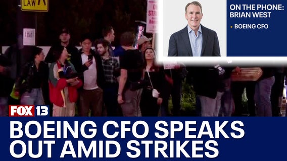 Boeing factory workers go on strike