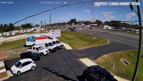 Caught on camera: Pasco County hit-and-run involving motorcycle