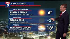 MN weather: Frigid and sunny on Thursday