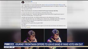 Journey frontman offers to leave band if fans vote him out