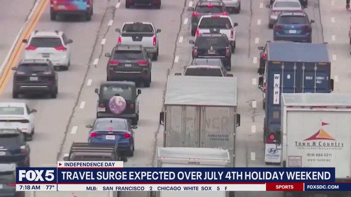 DC region braces for record travel over July 4th holiday