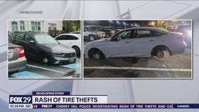 Repeated tire thefts in Camden County apartment complex create fear in residents