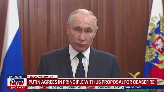 Russia Ukraine cease-fire deal: Putin says he agrees with US proposal