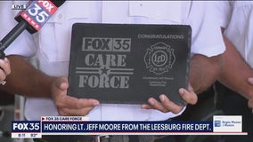 Honoring Lt. Jeff Moore from Leesburg Fire Dept.