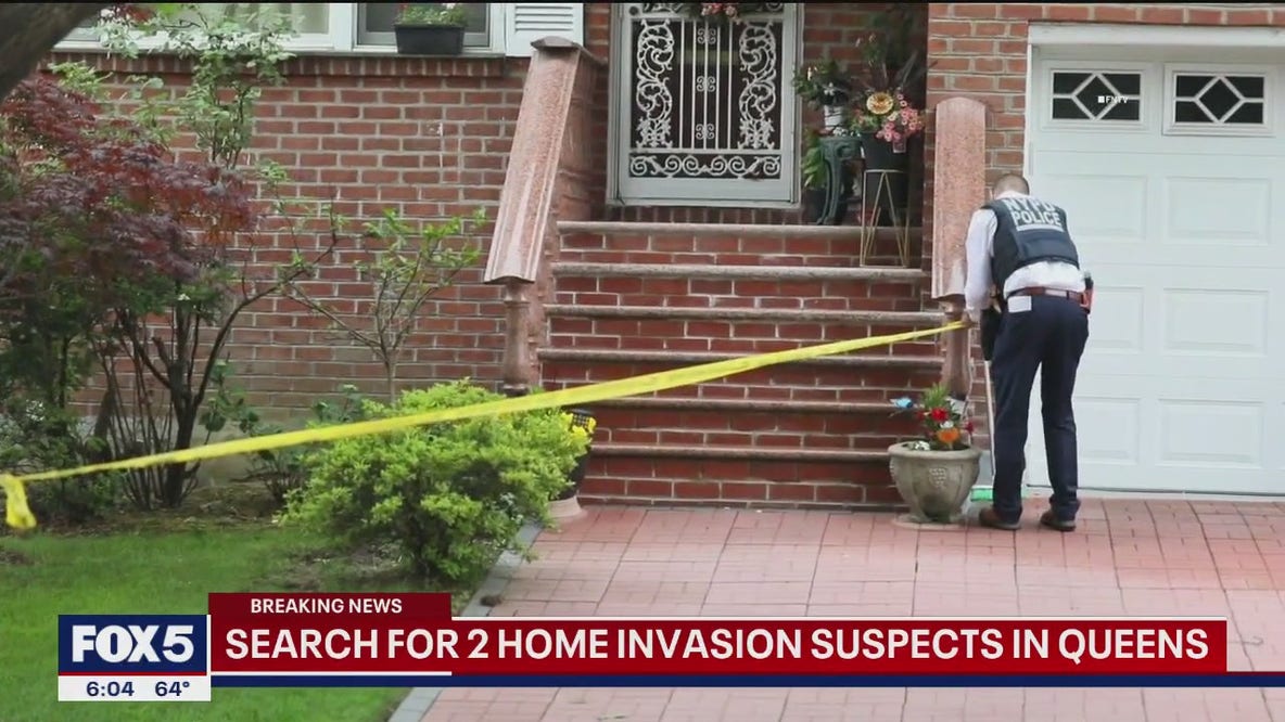 Manhunt underway for two home invasion suspects in Queens