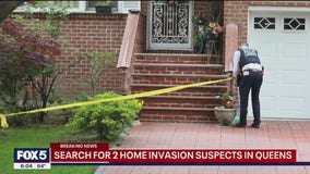 Manhunt underway for two home invasion suspects in Queens