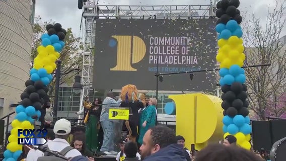 FOX 29 LIVE: Bill Live at Community College of Philadelphia celebration