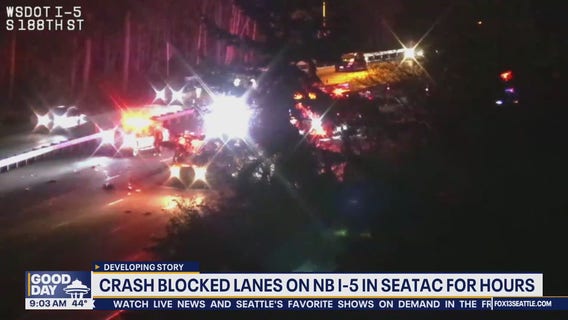 3 people hurt in suspected DUI crash in SeaTac, WA