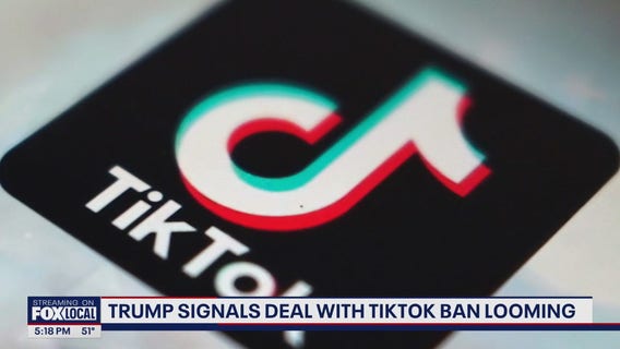Trump signals TikTok deal as ban looms