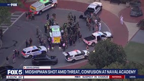 Details remain limited after midshipman shot amid confusion, reports of threat at Naval Academy