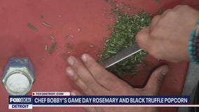 Chef Bobby’s Game Day Rosemary and Black Truffle Popcorn