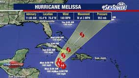 Hurricane Melissa intensifies