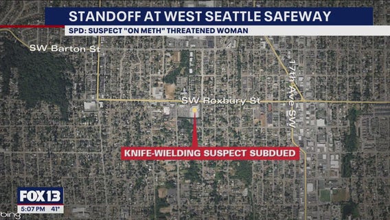 Man arrested after standoff at West Seattle Safeway