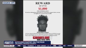 Orlando police officers search for accused rapist