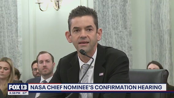 NASA chief nominee undergoes confirmation hearings