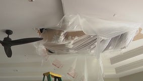 Lightning strike collapses ceiling onto man sleeping in Florida home