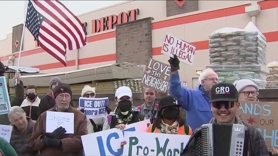 Home Depot ICE protest